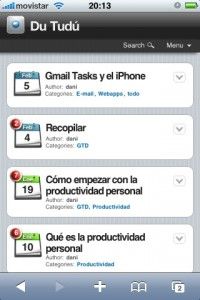 Du Tudú en el iPhone