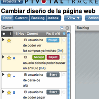 PivotalTracker, gestión de tareas en grupo