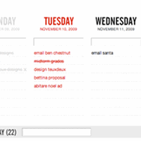 TeuxDeux, planificación simple de tareas