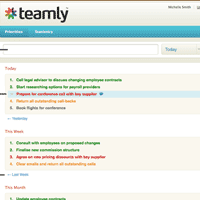 Teamly, gestión de prioridades